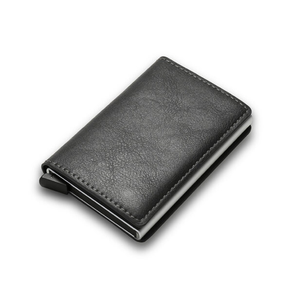 Credit Card Holder Smart Minimalist Wallet Pocket Men Women Slim Cardholder Bank Secure Creditcard Case - Image 9