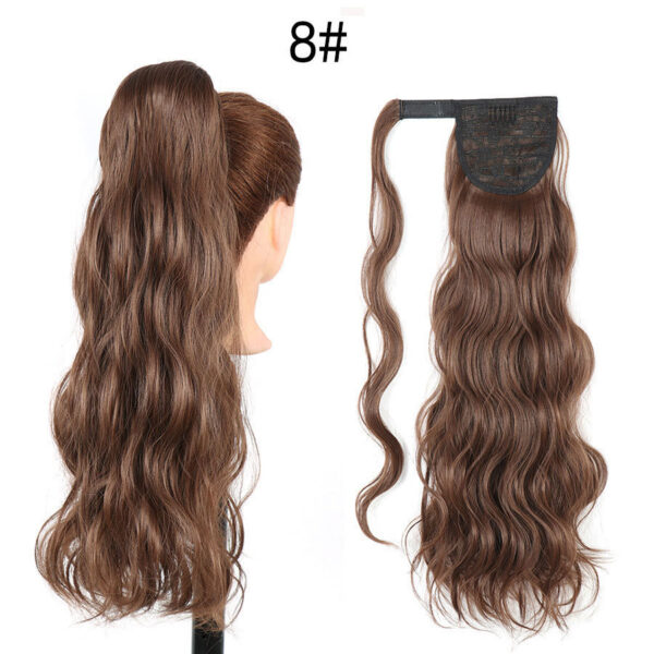 Invisible Velcro Big Wave Ponytail Chemical Fiber Curly Hair - Image 3