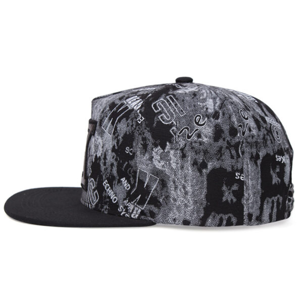 K Letter Baseball Cap Hip Hop Hat Size Adjustable - Image 3