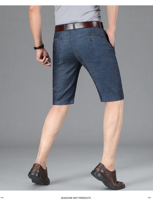 Summer Men's Loose Thin Denim Shorts - Image 2