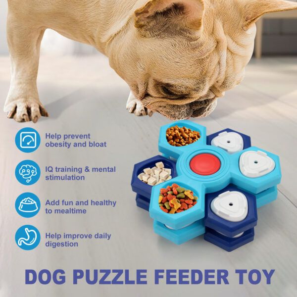 4 Layers Slow Feeder Puzzle Dog Bowls Assemble Slow Eating Bowl For Dogs Non-slip Interactive Dog Puzzle Game Slow Bowl Pet Products - Image 4