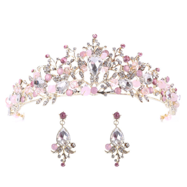 Bride Crystal Crown Hair Accessory - Image 10