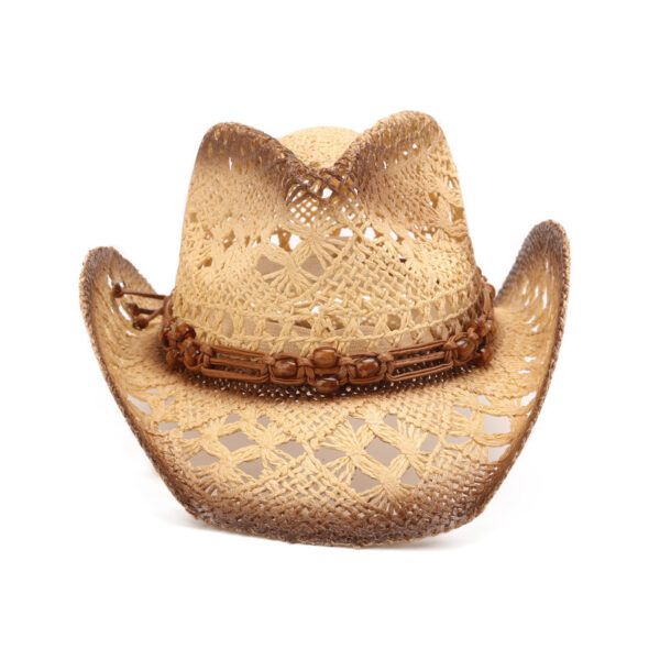 Hollow Out Western Cowboy Hat Straw Breathable - Image 7