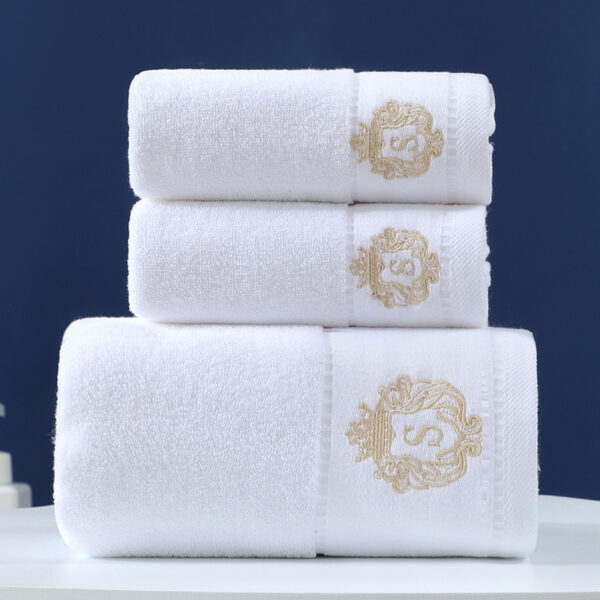 Pure Cotton Towels Three-piece With Hand Bath Towel Class - Image 8