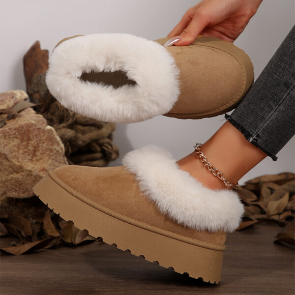 Women's Winter Indoor And Outdoor Home Cotton Boots - Image 4