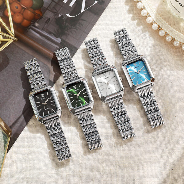 Fashion Simple Square Steel Strap Women's Watch - Image 6