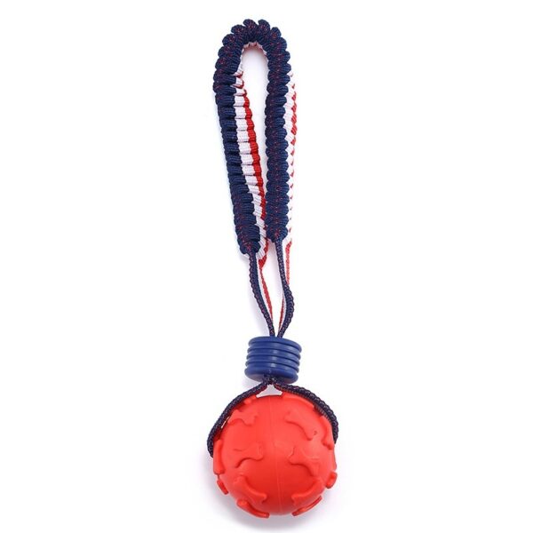 Interactive Dog Toy Ball Interactive Teether With Rope Dog Ball Pet Supplies Chewing Ball Training For Living Room Lake Beach Pets Products - Image 6