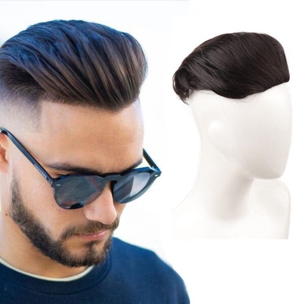 Men's Wig Big Back Head Aircraft Head Invisible Hair Supplementing Piece