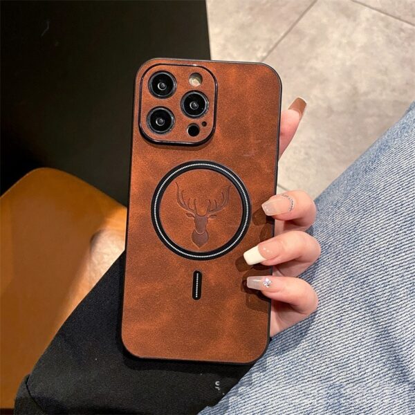 Elk Magnetic Suction Phone Case Cartoon Phone Case - Image 4