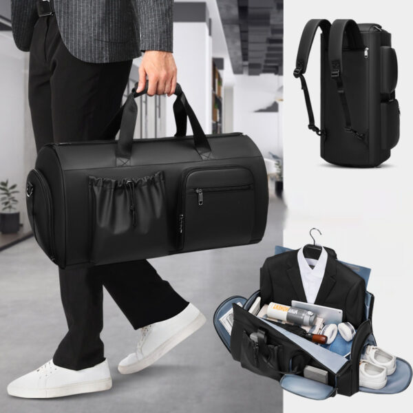 High Quality Waterproof Suit Bag For Men Large Capacity Travel Bag With Shoe Compartment Dry And Wet Separation Travel Organizer - Image 6