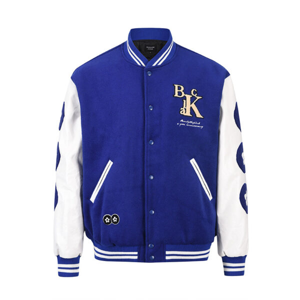 Men's Loose Baseball Jacket High Street Coat - Image 4