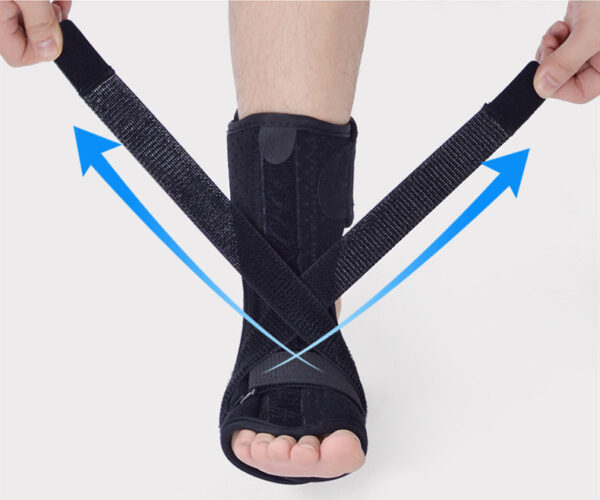 Sprained Footrest Memory Foam Aluminum Splint Footrest With PVC Ball - Image 8