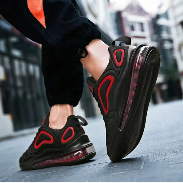 Casual Air Cushion Black Shoes Men Outdoor Breathable  Lace-up Sneakers Running Sports Shoes - Image 10