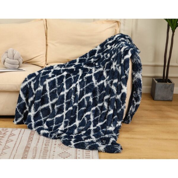 Tie Dyed Winter Double Layer Blanket - Image 6