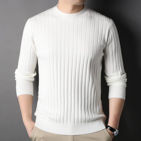 Men's Knitwear Leisure Round Neck Base - Image 3