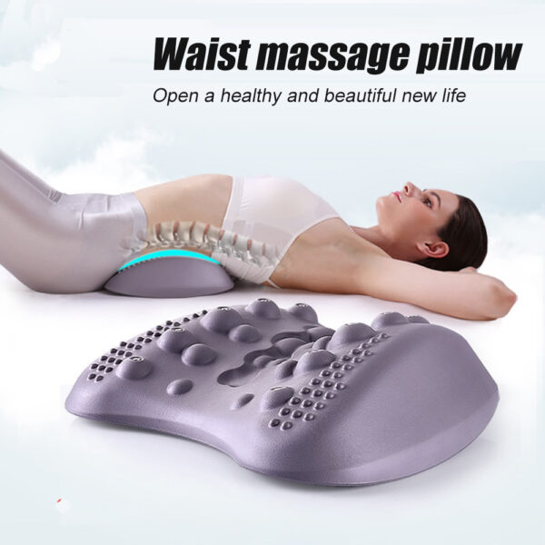 Lumbar Support Pillow For Lower Back Pain Relief Lower Back Stretcher Massager For Chronic Lumbar Pain Relief & Herniated Disc - Image 7