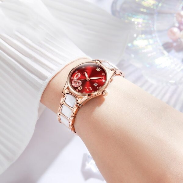 Fashion Diamond Inlaid Women's Quartz Watch - Image 2