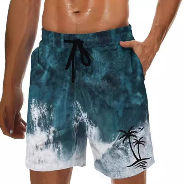 Hawaiian Series 3D Printed Summer Loose Beach Pants - Image 6