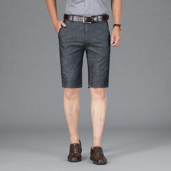 Summer Men's Loose Thin Denim Shorts - Image 9