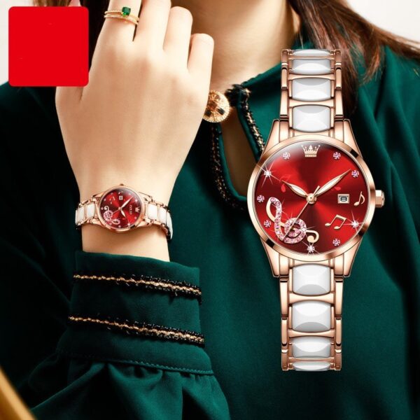 Fashion Diamond Inlaid Women's Quartz Watch - Image 6