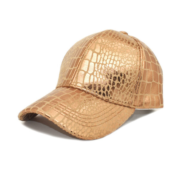 Imitation Crocodile Leather Baseball Cap European And American Fashion & Trend Men And Women - Image 6