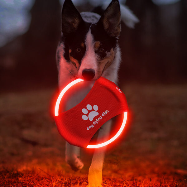 Dog Flying Discs Light Glowing LED LuminousTrainning Interactive Toys Game Flying Discs Dog Toy Pet Dog Accessories Pet Products - Image 10