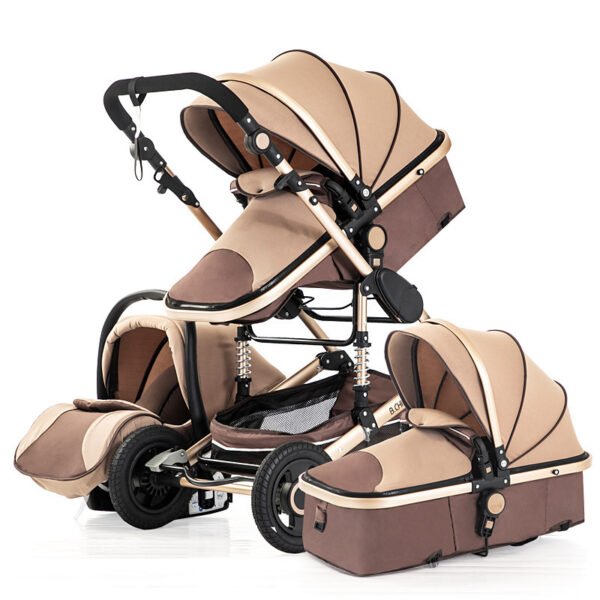 Good Quality Travel  Baby Stroller Luxury  3 In One - Image 5