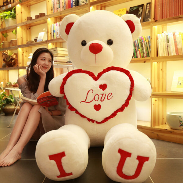 Chinese Valentine's Day Hug Bear Plush Toy - Image 4