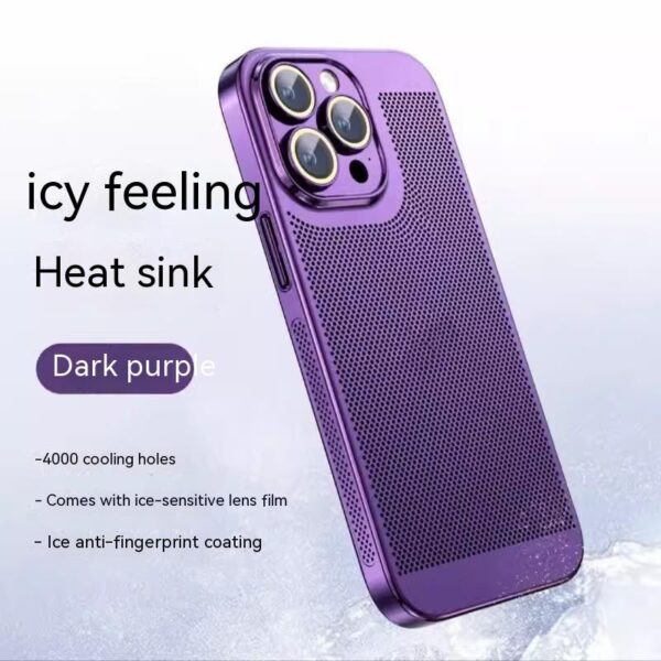 Fashion Simple Electroplating Heat Dissipation Phone Case - Image 9