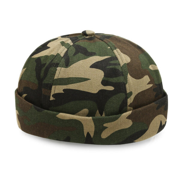 Skullcap Summer Hat Men's Autumn Brimless Cotton-padded Cap - Image 7