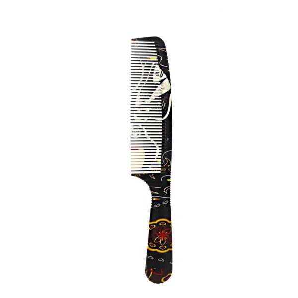 Japanese Style Graffiti Hairdressing Flat Comb - Image 3