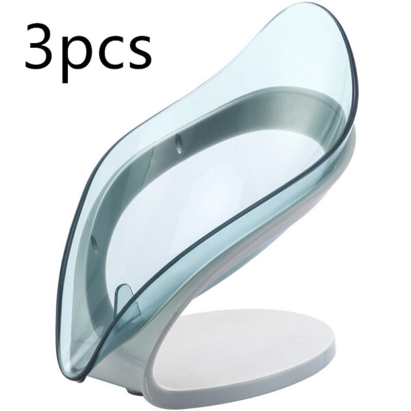 Bathroom Soap Holder Leaf Shape Soap Box Kitchen Dish Storage Box Non-slip Drain Soap Storage Case Container Bathroom Accessorie - Image 10