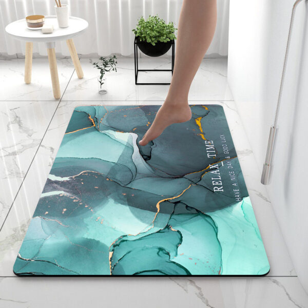 Home Gadget Anti-Slip Mat Super Absorbent Bathroom Floor Mat Diatom Mud Suitable For Kitchen Toilet - Image 7