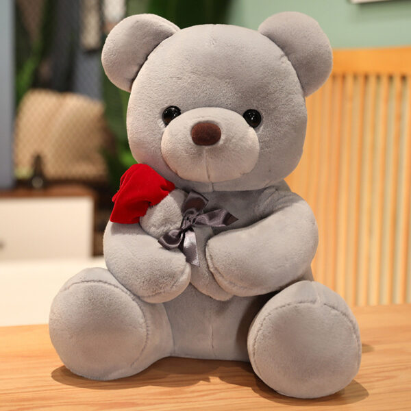 23-45cm New Lovely Hug Roses Teddy Bear Plush Pillow Stuffed Soft Animal Dolls Nice Birthday Gift Girlfriend Valentine's Day - Image 6