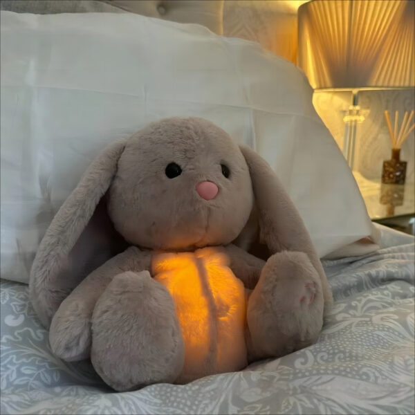 Breathing Rabbit Soothing Sensory Plush Toy With Relieve Anxiety Bunny Comforter Breathes For Newborn Conciliate Baby - Image 4