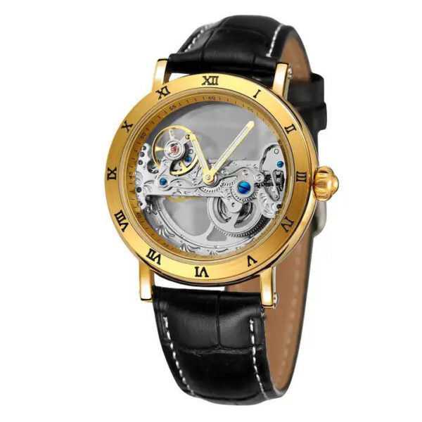 Fashion Double-sided Hollow Movement Automatic Mechanical Watch - Image 4