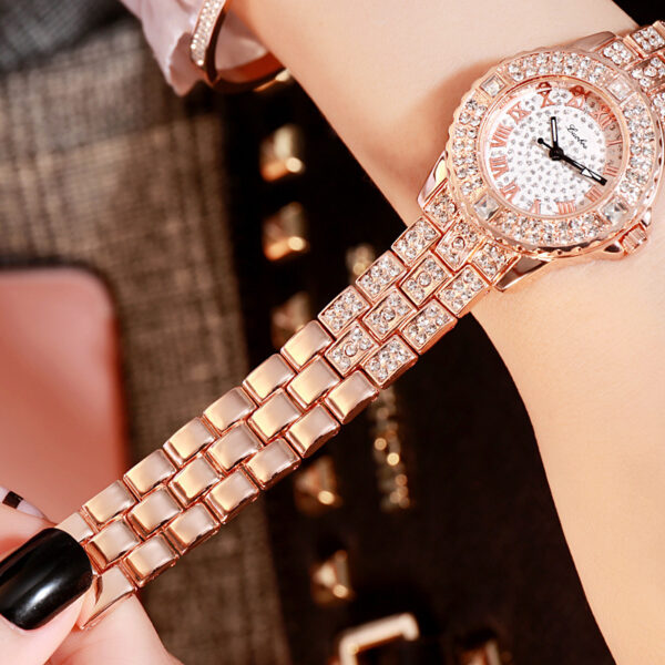 Women's Fashion Simple Rhinestone Alloy Quartz Watch - Image 4