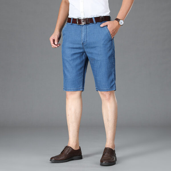 Summer Men's Loose Thin Denim Shorts