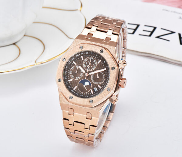 Men's Fashion Seven-pin Work Quartz Watch - Image 7