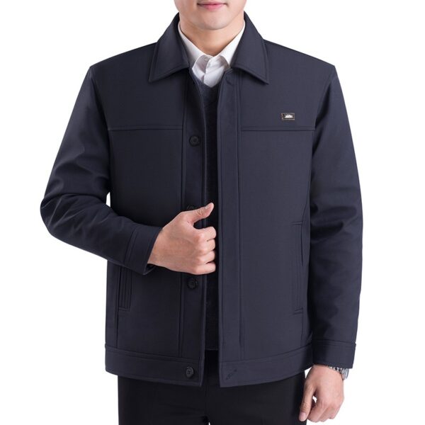 Middle-aged Men's Casual Jacket Autumn Outerwear Top - Image 10