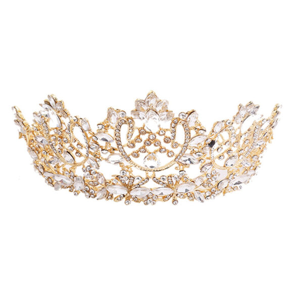 Flower Horse Eye Atmospheric Bride Crown Photography Birthday Show Tiara - Image 2