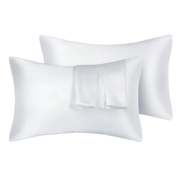 75D Satin Artificial Silk Pillowcase - Image 8