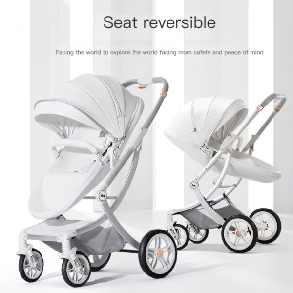 New Luxury Baby Stroller Carriage With Car Seat - Image 3