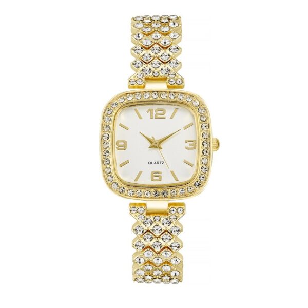 Women's Diamond Watch Bracelet Two-piece Set - Image 10