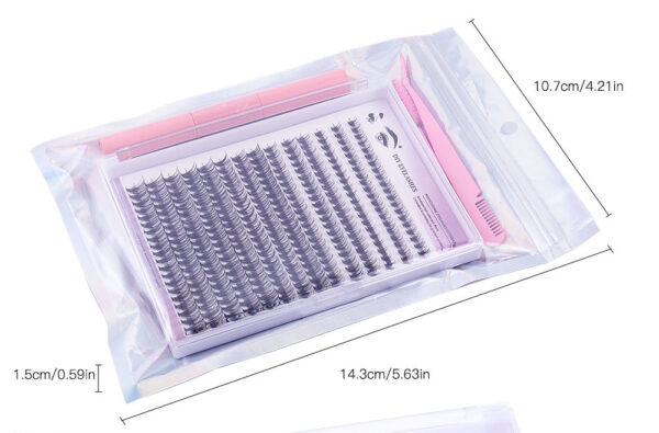 Segmented Natural Thick Individual False Eyelash False Eyelashes - Image 6