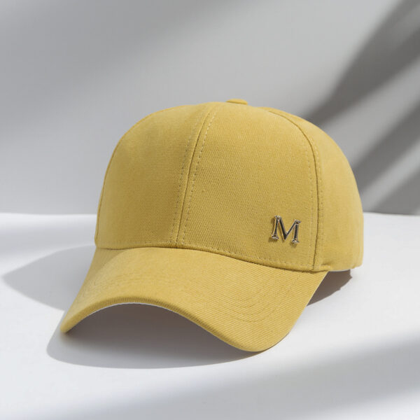 Simple Couple Iron Mark M Baseball Cap Outdoor Sunshade Sun Protection Hat - Image 2