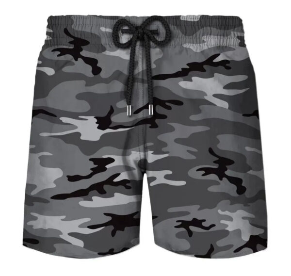 Graffiti 3D Casual Loose Men's Beach Pants - Image 6