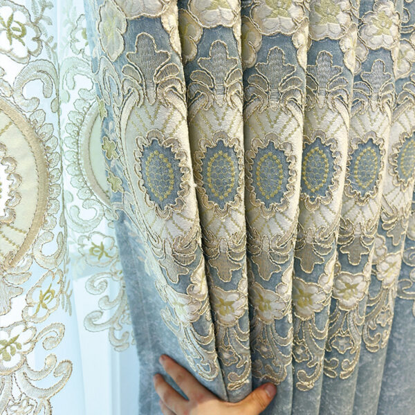 Living Room Bedroom Embroidered Curtain Shading - Image 9