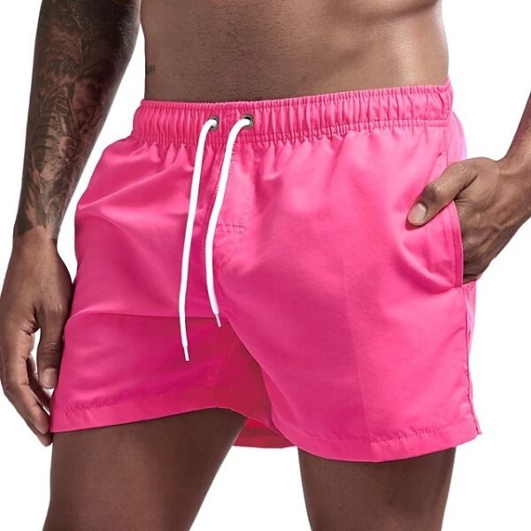 Casual Candy-colored Men's Beach Shorts - Image 5