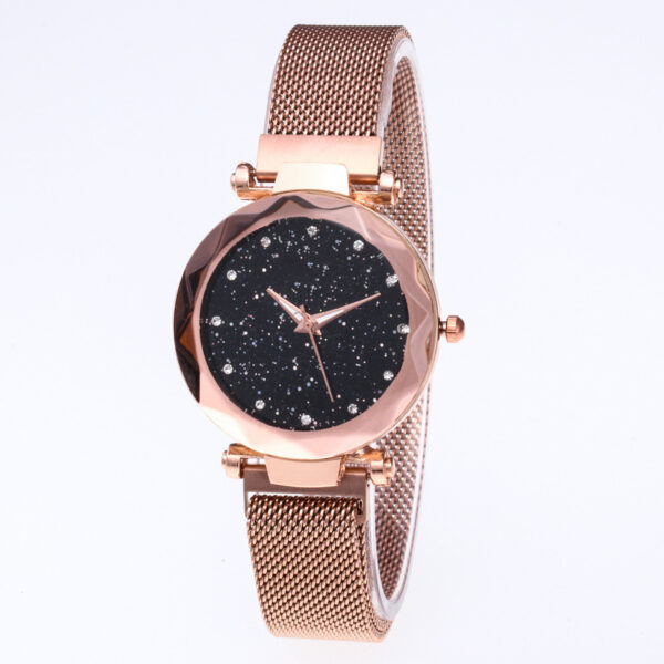 Women's Watch Square Diamond Rhinestone Starry Sky Face Ladies Casual Fashion Watch Set Bracelet Watch - Image 7